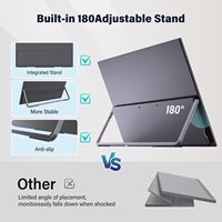 Moniteur portable 15,6 pouces 2K QHD 2560x1440 IPS 120Hz HDR 100 SRGB Écran mat pour ordinateur portable de jeu Mac