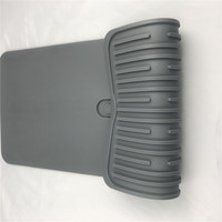 Tapis de vidange en silicone antidérapant résistant à la chaleur plats tasses ou verres plateau de séchage pour tapis