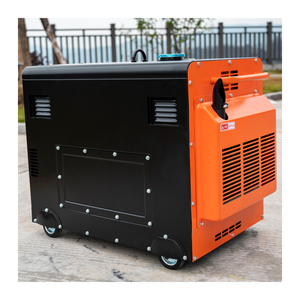 גנרטור שקט נייד 5 kw 5kwh גנרטור דינמו עם ארכובה 220v 5000 וואט דינמו מתנע מנוע דיזל גנרטור 5kw - Product Image 4