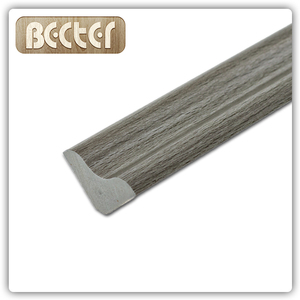 Moulure décorative en <span class=keywords><strong>PVC</strong></span> gris imperméable et durable pour accessoires de revêtement de <span class=keywords><strong>sol</strong></span>, profil Scotia pour mur et <span class=keywords><strong>sol</strong></span> - Product Image 2