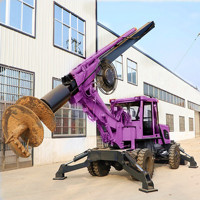 Foreuse rotative portable, matériel de construction, mini-foreuse rotative hydraulique