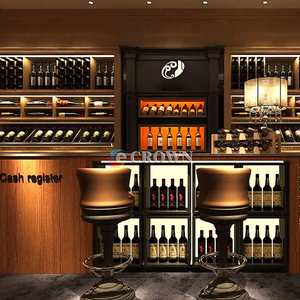Shopping Mall <strong>Nicotiana</strong> Display Shopping Mall Furniture Design case Wine OEM - Product Image 3