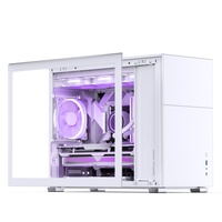 Marka yeni kılıf Jonsbo D31 beyaz RGB Rgb hayranları ile orta kule Pc durumda oyun