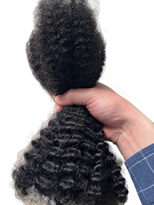 Pelucas prémium trenzadas largas de cabello humano importación a granel compra al por mayor rizadas suaves pelucas personalizadas - Product Image 6