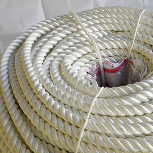 Corde blanche 25mm * 220m de brin de la couleur 3 de basse élongation douce durable pour la sécurité de emballage de bride - Product Image 5