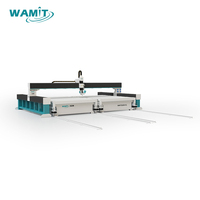 Machine de découpe au jet d'eau CNC WAMIT haute précision 3 axes 5 axes pour verre, carrelage, pierre 1010 3020 1515 1212 3015, découpe de métal 60000 Psi