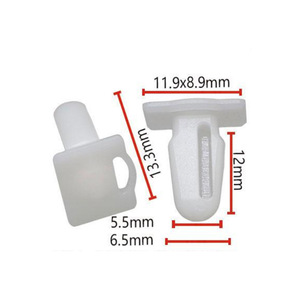 D318 Car Door <b>Panel</b> Clip 11.9x8.9mm PA66 Fastener for BMW <b>Window</b> Sill Baseboard Repair - Product Image 1