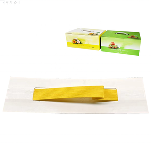 Earth Friendly Portable Paper Box Handle Instead Plastic Handle 100% Wood Pulp Paper Box Handle