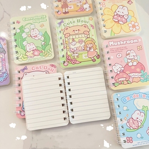 Tùy chỉnh A7 xoắn ốc ràng buộc máy tính xách tay mini sinh viên từ vựng Tạp Chí với phim hoạt hình bìa sản xuất giấy bìa - Product Image 3