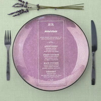 Support acrylique signe Table Menu présentoir acrylique fête mariage Table Menu arc plat acrylique signe de mariage support