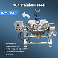 Bouilloire Vapeur Veste Fruits Confiture Cuiseur 500 Litres Pression Industrielle Vapeur Bouilloire