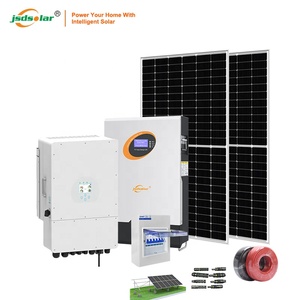 ระบบโซลาร์เซลล์ครบชุด Jsdsolar รุ่น deye Solar Hybrid 3 เฟสเดียว 5kw 6kw 8kw 10kw 12kw สำหรับบ้าน - Product Image 1