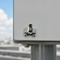 Connecteur coaxial RF à montage sur panneau à bride à 2 trous, femelle K 2,92 mm, 50 ohms, DC-40 GHz, faible perte d'insertion, connecteur micro-ondes