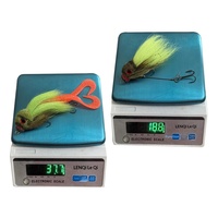 Leurre de pêche artificiel dur multi-articulé de 18 cm/37 g, leurre de pêche à la souris avec hameçons en acier inoxydable, pêche au black-bass