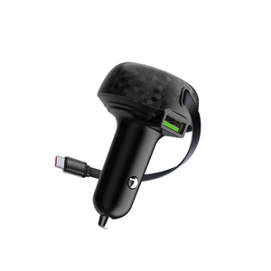 Cargador De Rapids Con Cables Universal 4 en 1 Cargador De Coche Retráctil Cable De Carga Rápida Puerto Dual USB C PD Adaptador Rápido - Product Image 3