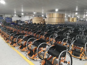 Silla de Ruedas Deportiva Manual Ligera para Baloncesto, Todoterreno, la Más Vendida, Equipo de Rehabilitación, <span class=keywords><strong>China</strong></span> - Product Image 4