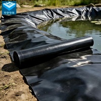 Bâche de réservoir d'eau potable en géomembrane HDPE pour le stockage d'eau potable, certifiée NSF 61 ANSI, options de couleur bleu et noir