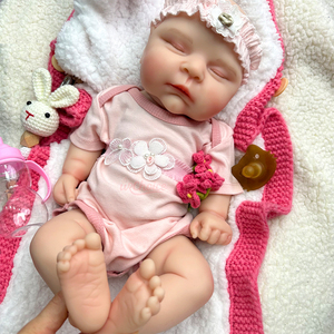 Muñecas Reborn de Silicona de 20 Pulgadas, Anatómicamente Correctas, Tipo Chubby Girl, Calidad de Exportación, Realistas, para Fotografía y Terapia - Product Image 4