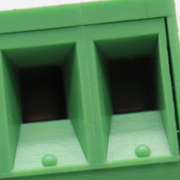 Productos calientes PCB Espaciado verde 5,08mm Enchufe de bloque de terminales Conector de terminal de ángulo recto Conector de bloques de terminales de tornillo PCB