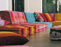 ATUNUS Canapé Modulable Moderne Style Arabe Unique Mah-jong Sur Mesure, Meuble Tendance, Canapé 7 Places Mah-jong