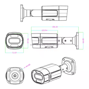 Système de caméra réseau 4MP POE IP Bullet 4CH CCTV NVR Kit Vision nocturne Audio bidirectionnel Cloud mémoire carte SD OEM sécurité Seetong - Product Image 4