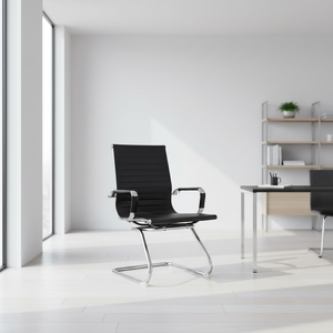 <span class=keywords><strong>Silla</strong></span> Ejecutiva de <span class=keywords><strong>Oficina</strong></span> en Cuero PU, Ergonómica, con <span class=keywords><strong>Malla</strong></span>, Diseño Moderno para Gerente, Director Ejecutivo, Jefe - Product Image 5