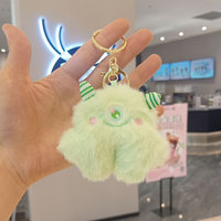 Porte-clés en peluche mignon et écologique de 9 cm, mini-porte-clés personnalisé, cadeaux scolaires, cadeaux de Noël, remplisseurs de sacs pour enfants, motif Diable