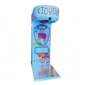 2025 nuevo lugar al aire libre que funciona con monedas código QR máquina de boxeo para niños Juego de medición de fuerza para niños plástico 1 año inglés - Product Image 2
