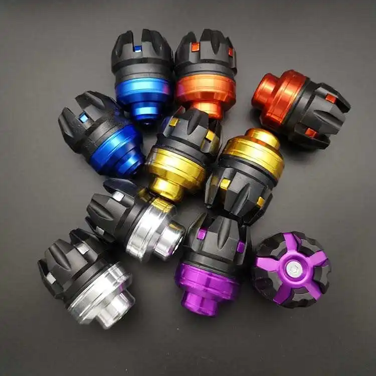 Universal Motorcycle Scooter CNC Anti-drop Carbon Fiber Shock Absorption Fork Cup Ball Accessories for MSX125 NIU M3 M5 N1