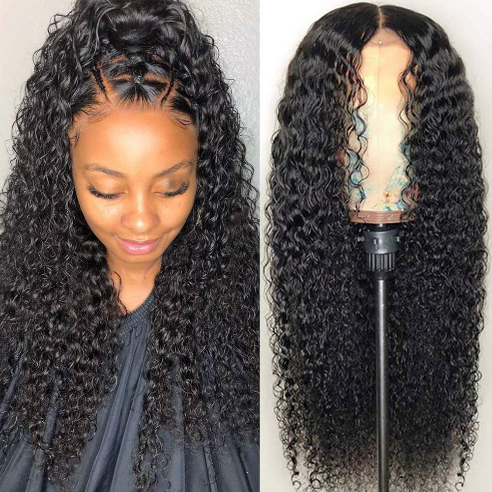 Parrucca in Capelli Umani Ricci con HD Lace