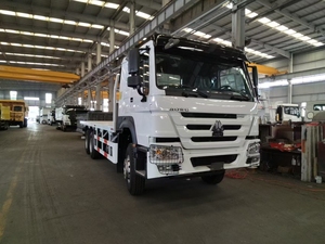 Camión de <span class=keywords><strong>cama</strong></span> plana SINOTRUK HOWO, equipo portador de plataforma, camiones de transporte, camión de carga - Product Image 4