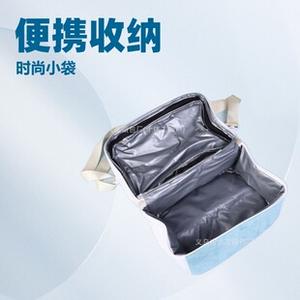 Bolsa Térmica para Almuerzo <span class=keywords><strong>de</strong></span> Terciopelo, Bolsa Refrigerante <span class=keywords><strong>de</strong></span> Doble Capa para Picnic y Bolsa para <span class=keywords><strong>Pañales</strong></span> - Product Image 1