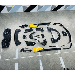 Parachoques trasero de fibra de carbono OEM, alerón de labios, piezas de automóviles, kits de labios traseros para <span class=keywords><strong>Ferrari</strong></span> SF <span class=keywords><strong>90</strong></span> - Product Image 3