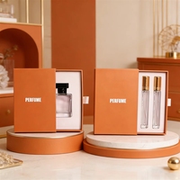Boîte d'emballage de parfum vide de luxe sur mesure avec tiroir coulissant pour diffuseur de parfum de voiture, par le fabricant et fournisseur