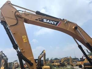 Excavatrice hydraulique sur chenilles SANY SY335H d'occasion, 33 tonnes, modèle 2018, avec boîte de vitesses, pompe PLC et moteur, testée pour travaux de terrassement et de construction - Product Image 4