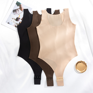 JOGOGO Customize Yoga Fitness Seamless Speed Sports Sleeveless Open-shoulder Body Shaper for Women Thong Bodysuit <strong>Shapewear</strong> - Product Image 3