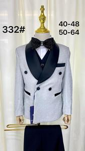 Costume pour Garçon 3 Pièces <span class=keywords><strong>Ensemble</strong></span> Classique Veste Gilet Pantalon Tenue de Cérémonie Mariage Garçon d'Honneur Coupe Ajustée de Qualité Supérieure Blazer pour Enfant - Product Image 3