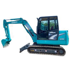 Excavadora Compacta Kobelco SK60 de Segunda Mano en Buen Estado, Sistema Hidráulico Estable, Bajo Costo de Mantenimiento, Ideal para Renovación Agrícola - Product Image 1