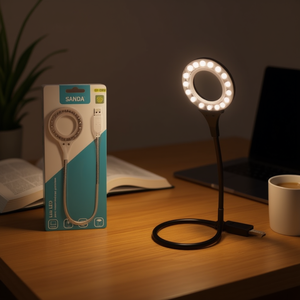 Sanda Led Desk <b>Lamp</b> Usb Powered 18 Led Flexible Neck 40Cm For Reading Work - Product Image 3