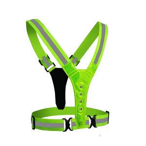 صدرية عاكسة ليد للجري الليلي قابلة للتعديل وضوح عالية عاكس - Product Image 1