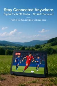 Televisor Inteligente Portátil de 15.4 Pulgadas, Android LED LCD, 16:9, 300cd/m², DDR1GB+8GB, DVB-T2 ATSC ISDB, para Ver Partidos de <span class=keywords><strong>Fútbol</strong></span> en <span class=keywords><strong>Vivo</strong></span> - Product Image 6