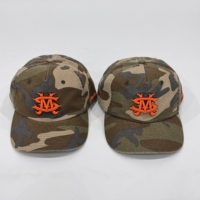 Gorras de Béisbol al por Mayor con Bordado 3D, Diseño de Camuflaje Vintage, Visera Curva y Tela Twill Lavada