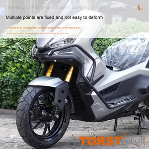 Per <span class=keywords><strong>KYMCO</strong></span> X350: Paraurti Anteriori e Posteriori in Acciaio al Carbonio Anti-Caduta e Anti-Collisione, Protezioni <span class=keywords><strong>Moto</strong></span> Modificate One-Stop - Product Image 3