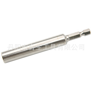 Tige d'extension hexagonale Mr Drill 6,35 mm, longueur 99 mm, pour perceuse pistolet, finition argentée, matériau 40Cr - Product Image 2