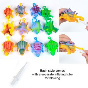 Creative TPR Blow-Up Dinosaur <b>Balloon</b> Bubble Ball Hollow Animal Stress Relief Vent Toy Viral Novelty Inflatable Fidget Toy - Product Image 2
