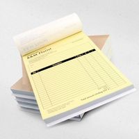 2 capas factura papel sin carbón A4 resma Ncr 50gsm 2 capas 9,5X11 pulgadas caja impresión offset tamaño personalizado aceptado 2/3/4/5/6 capas