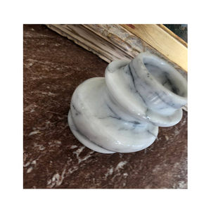 Candelero de mármol blanco de alta calidad para decoración del hogar para Pascua Hecho en Pakistán Precio al por mayor - Product Image 2