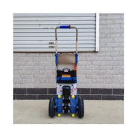 Machine électrique pour grimper les escaliers approuvée CE Chariot de transport sur chenilles à batterie avec ceinture
