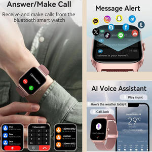 <span class=keywords><strong>Reloj</strong></span> Inteligente para <span class=keywords><strong>Mujer</strong></span> de Alta Calidad, Fabricado en China, con Correa de Metal, Resistente al Agua - Product Image 3