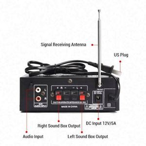 AOSHEN AK-698BT Mini Amplificador de Audio para Auto de 2 Canales y 250W - Product Image 6